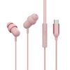 Asmr sueño silicona líquida audífonos para teléfono móvil decodificación digital Tipo-c puerto redondo audífonos con cable con micrófono audífonos con control de cable