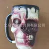 Taza de Agua con Cabeza de Zombi Sangrienta de Terror Halloween Manualidades de Resina Estilo Zombi Taza de Agua de Simulación Sangrante