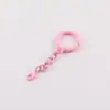 Llavero de Cadena de Resorte Pintada de Colores para Muñeca Hecha a Mano DIY Hebilla de Equipaje Accesorios de Material de Joyería