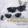 Óculos de Sol Moda Europeia e Americana AliExpress Amazon Estilo Transfronteiriço Retrô Olho de Gato Triângulo Óculos de Sol Atacado