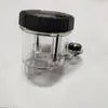 Cheliwu Depósito de Aceite de Cilindro Maestro Brembo Scooter Eléctrico Motocicleta Cilindro Maestro Tipo Empuje Modificado Depósito de Aceite Transparente Depósito de Líquido de Frenos Trasero