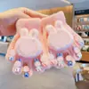 2025 Nuevos Guantes de Invierno para Niños de Dibujos Animados Lindos Cálidos de Cinco Dedos a Prueba de Frío para Niñas Creativos Cálidos Cubre Dedos para Bebé
