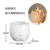 Figurita de Yeso Búho Molde de Silicona DIY Vela de Aromaterapia Molde para Taza de Vela de Búho Venta al por Mayor