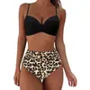 Traje de baño de dos piezas estilo europeo y americano engrosado, que cubre el abdomen, sexy, transfronterizo para mujer, de cintura alta, bikini sexy 2026, ajustado, Amazon