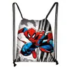 Nueva Bolsa de Almacenamiento Cruzada de Poliéster con Cordón de Marvel Spider-Man Mochila con Cordón de Gran Capacidad Fabricante Venta al por Mayor