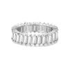 Nuevo Anillo Transfronterizo de Plata Esterlina 925 para Mujer Diamante Cubo de Azúcar Moda Exagerada Europea y Americana Anillo Cerrado Joyería que no se Desvanece