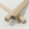 Palitos de Madera Cuadrados DIY Materiales para Maquetas Hechas a Mano Palitos de Madera Cuadrados Largos para Construcción Tridimensional de Casas Pequeñas Tiras de Madera Palitos Cuadrados