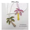 Venta Caliente Comercio Exterior Mayoreo Parches de Tela de Coco Hechos a Mano con Perlas Accesorios DIY para Ropa Llaveros Amuletos para Bolsos