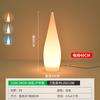 Luz Solar Exterior Daguanyuan Lámpara de Piso Forma de Gota de Agua Luz de Ambiente para Jardín Decoración para Hotel Boda Luz para Césped 378L