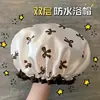 Gorro de Ducha de Doble Capa Impermeable, Gorro de Baño para Uso Doméstico, Gorro de Baño para Mujer, Protector de Cabello para Adultos y Niños, Especial para Mascarilla Capilar a Prueba de Aceite en la Cocina