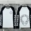Camiseta de manga larga raglán con combinación de colores clásica CH 24SS para parejas transfronteriza