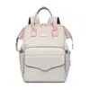 Bolsa de mamá de nuevo estilo, gran capacidad, moderna para viajes de maternidad, almacenamiento de leche aislado, mochila para madre y bebé