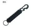 Llavero Trenzado de Paracord para Exteriores con Abrebotellas Llavero Hebilla de Forma Especial Colgante Multifuncional Tejido a Mano para Mochila