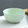 Bol de Arroz 15cm Bol de Trigo para el Hogar Bol de Ramen con Rayas Verticales Bol de Postre Bol de Sopa Regalo Apto para Microondas Logo