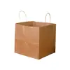 Sacolas de Papel Kraft para Venda por Atacado Bolsas de Papel Embalagens para Catering Sacolas para Copos Simples e Duplos Ecológicas de Transporte Manual