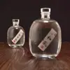 Garrafa de vidro pequena 250ml 500ml garrafa de vinho de frutas garrafa de licor fornecimento direto da fábrica garrafa de licor transparente garrafa de vinho de vidro