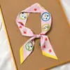 Pañuelo de seda diadema para el pelo femenina goma para el pelo Red popular asa de bolsa de corbata verano fino francés súper de hadas cuerda para la cabeza cinta cinta tocado