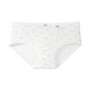Roupa Íntima Feminina de Algodão Puro com Estampa Floral Pequena 10A Antibacteriana com Gancho Estendido Respirável e Confortável Calcinha Elástica que Cobre o Quadril