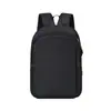 Mochila de negocios nueva y simple para hombre, ligera y resistente al agua, adecuada para laptops, mochila escolar para estudiantes, mochila negra de moda