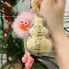 Llavero de Oro Puro 999, La Riqueza Viene de Todas Partes, Colgante de Oro, Adorno para Bolso, Regalo para Novia o Mejor Amiga, Regalo de Joyería