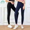 Calça Yoga HWT Huaweite Cropped com Tela Afina Bumbum Pé Curto Traje de Yoga Fitness