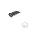 Adequado para Porsche 718 fibra de carbono seca Modificação interna seca Tira decorativa do assento do motorista direito Adesivo decorativo Acessórios para carro