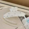 Presilha de Cabelo Meia-Lua com Bolinhas Estilo Coreano para Mulheres, Presilha Tiburón em Forma de Arco Fresca e Simples, Modelo Novo