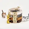 Collar de Campana de Felpa para Gato Mascota al por Mayor Collar Grabado Láser Collar para Cuello de Gato Mascota Collar para Gato