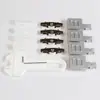 Riel Deslizante de Vidrio de 5-8 mm Ranura de Doble Pista Estantería Gabinete Puerta Corredera de Vidrio Riel Deslizante para Vitrina