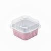 Caja de Empaque para Pastel de Chocolate Lava de 150 ml Cuadrada Grado Alimenticio Tiramisú para Hornear Caja de Empaque al Mayoreo