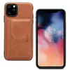 Portatarjetas Vintage Imitación Piel de Vaca Esmerilada para Funda de Teléfono iPhone 12 para iPhone 12 Pro Max Funda Protectora