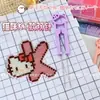 Caneta Agulha de Contas de Gato de Desenho Animado da Moda com Alto Valor Estético, Opções Multicores, Agulha de Dupla Ponta de Perfurar Contas Precisa Molde DIY
