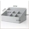 Caja de Almacenamiento de Escritorio de Gran Capacidad para Organizar Cosméticos, Controles Remotos, Artículos Varios y Portabolígrafos; Caja de Almacenamiento Compartimentada para la Sala de Estar