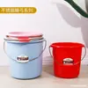 Produção direta de fábrica de baldes de água plásticos espessados, tipo arco plástico e arco de ferro, para uso doméstico, dormitórios estudantis, baldes de água portáteis, baldes de limpeza, atacado.