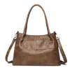 Nuevo bolso de mano de moda para mujer, elegante bolso tote, gran capacidad, versátil, se puede llevar en la mano o cruzar el cuerpo, disponible para envío directo