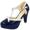 Novos sapatos de salto alto do fabricante, disponíveis nos tamanhos 44, 45, 46, 47, 48, sandálias coloridas, sapatos femininos para todas as estações, sapatos de comércio exterior