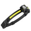 Nuevo faro de inducción LED con carga USB para ciclismo al aire libre, carrera nocturna, faro de silicona COB, luz de inundación multifuncional