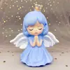 Princesa Bella Michelle Menina Anjo Decoração de Bolo Figura de Resina Carro Inserção para Bolo de Aniversário