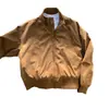 Jaqueta bomber casual popular de exportação de comércio exterior transfronteiriço para homens, jaqueta de trabalho rígida resistente de marca da moda com gola alta
