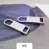 Tirador de metal con cremallera desmontable, accesorio para ropa, abrigo, bolso, bolso, cremallera, colgante