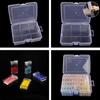 Caja de almacenamiento de 42 cuentas cuadradas pequeñas, caja de herramientas de plástico para pintura de diamantes, caja de almacenamiento para artículos diversos del hogar y escritorio