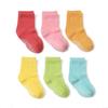 Calcetines de piso para niños Amazon nuevos primavera y verano pegamento color liso al por mayor en stock KB136