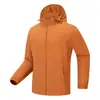 Ropa de Protección Solar de Seda de Hielo para Hombre en Verano, Estilo de Pareja de Alta Calidad, Capucha Extraíble, Transpirable, Amigable con la Piel, Ropa para la Piel Anti-UV