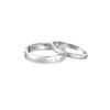 Anillo de letra s925 diseño nicho moda personalidad anillo simple liso anillo de pareja para hombres y mujeres