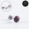 Brincos de Liga de Titânio G23 Brinco de Haste Fina com Rosca F136 Disco de Titânio DIY produtos genuínos Cartilagem da Orelha Piercing