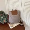 Mochila Ligera Casual Impermeable de Tela Oxford de Nylon Doble Hombro Estilo Coreano Versátil para Viajes Viajes Sencillos Negocios para Mujeres