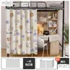 Cortinas de cama, cortinas para mesa de dormitório e cercado de cama, cortinas de dormitório, cortinas para cama de estudante, cortinas blackout para beliches inferiores e superiores