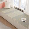 Pequeño Fresco Cuatro Estaciones Universal Dormitorio Balcón Impermeable Estera para Ventana de Bahía Hogar Dormitorio Resistente al Desgaste Resistente a la Suciedad Alfombra de Piso de Terciopelo Cristal