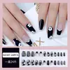 Dicas de Unhas com Pedras de Diamante Mais Vendidas no Tiktok, Arte de Unhas, Adesivos de Unhas Postiças, Unhas Longas Usáveis Feitas à Mão de Alta Qualidade Atacado