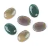 1243-13X18 Cabochão em Forma de Ovo Cristal Natural Superfície Única Curva Geométrico Oval Acessórios de Pedra Solta para Inlay de Joias DIY